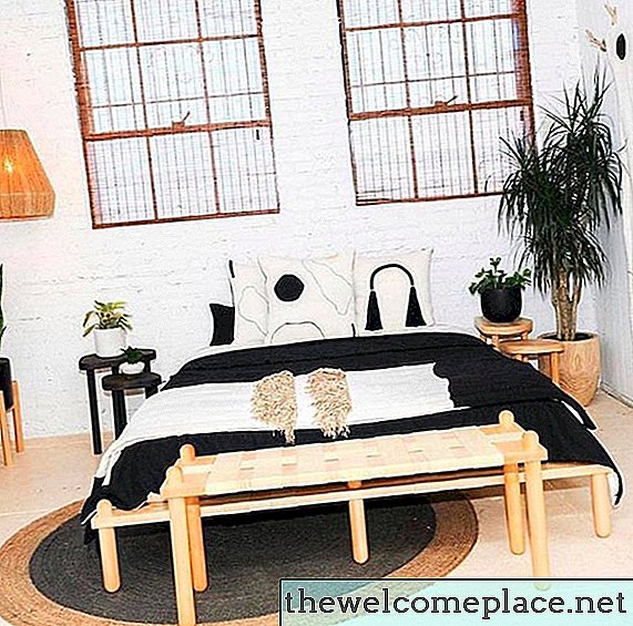 Ова спаваћа соба је у свом феном стилу Фенг Схуи