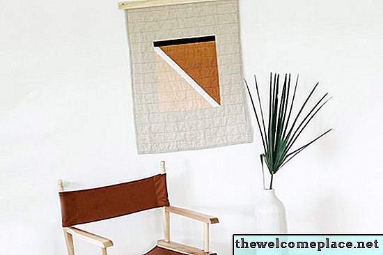 Transforme um travesseiro alvo Sham em arte moderna colcha geométrica